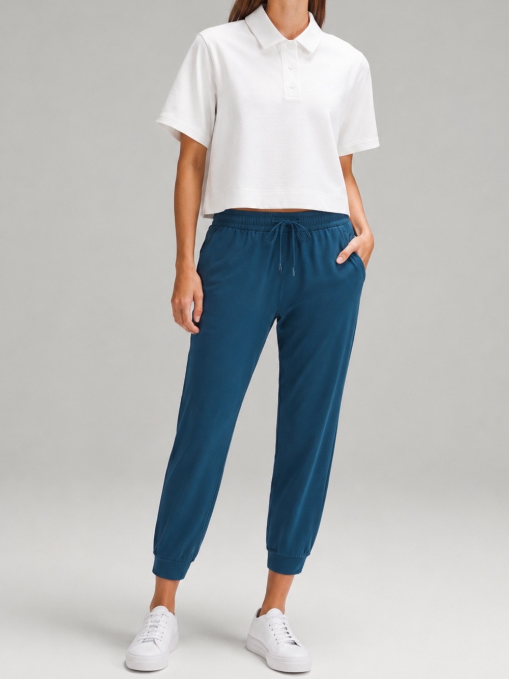Lululemon Soft Jersey Classic-Fit Mid-Rise Jogger 0 True Navy Blue 25” Inseam